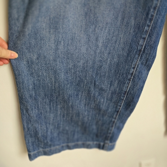 Banana Republic, New, High Rise Medium Wash Wide Leg Yoke Jeans, Size 31 12 - Picture 6 of 13